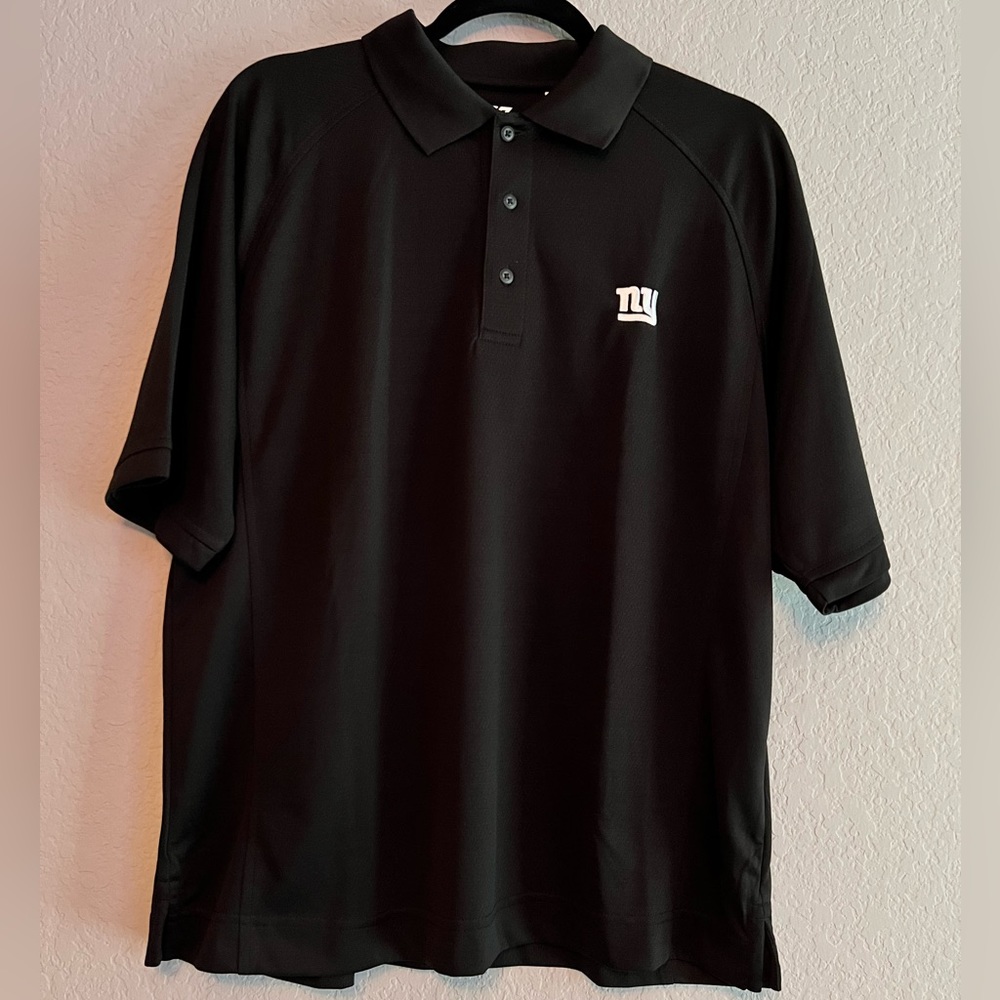 NFL New York Giants Cutter & Buck Drytec Mogul Polo- Black